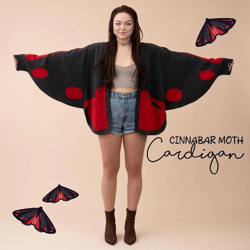 Midnight Madness (Pre-Order) Cinnabar Moth Cardigan (In Production)