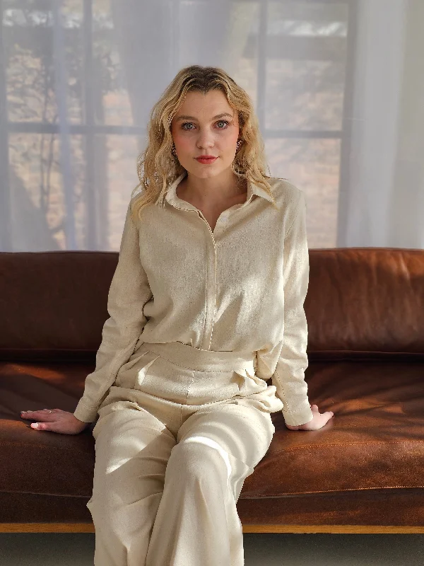 Can't Be Beat Harper Shirt Linen Natural