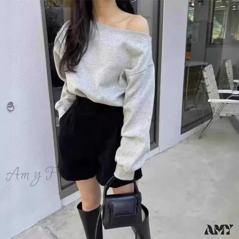 Massive Deals Elegant Solid Color Loose Casual Comfortable Trendy Chic Hoodies