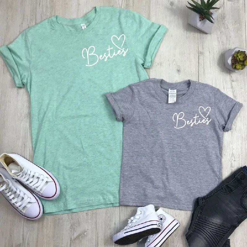 Weekend Discounts to Delight Besties Mini Logo Mum & Kid Matching Tees (MRK X)