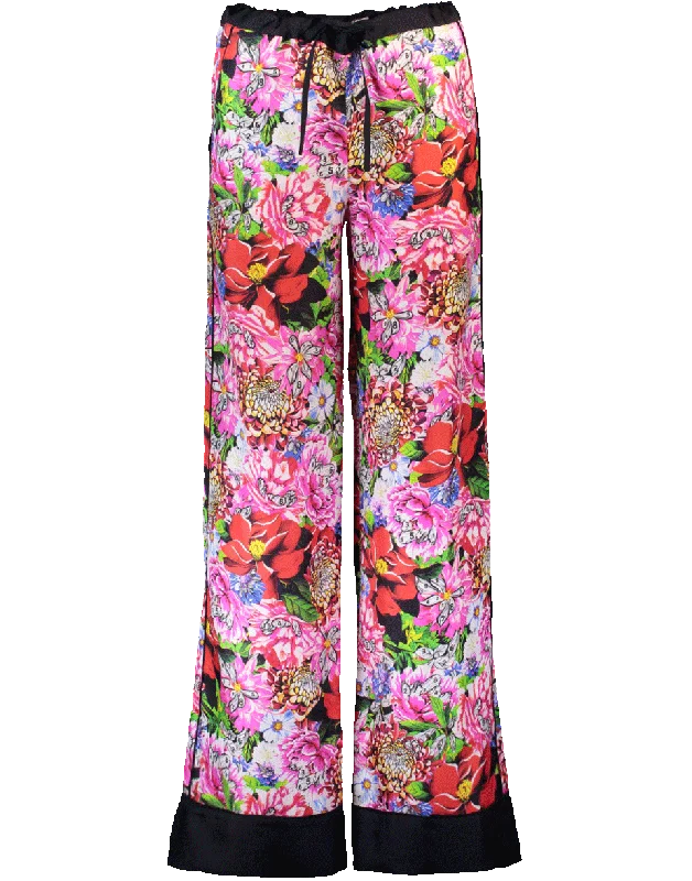 Deal Dash Macaw Floral Drawstring Pant