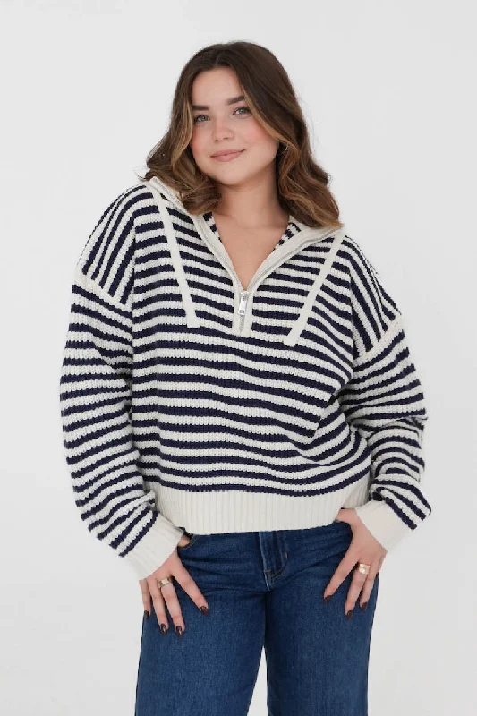 New Markdowns As It Was Sweater in Navy