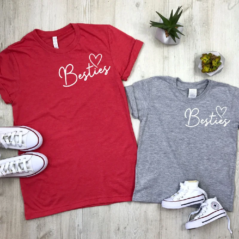 Weekend Savings Bonanza Besties Mini Logo Mum & Kid Matching Tees (MRK X)