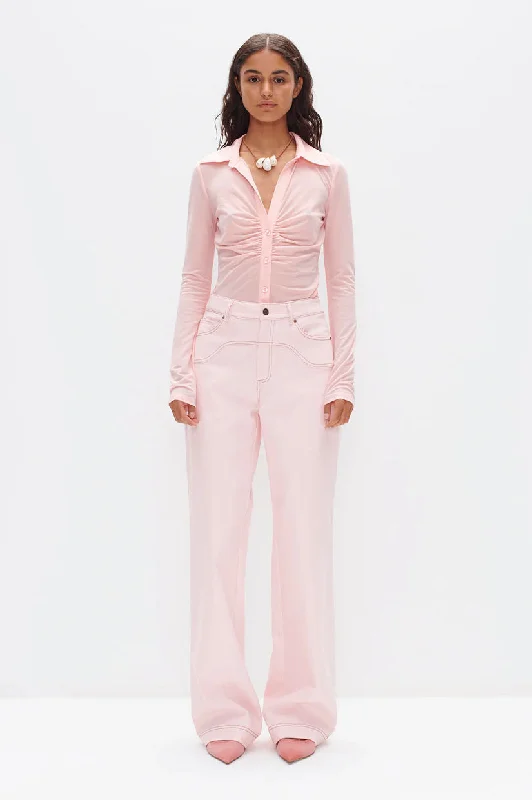 Hurry Up Ownley Oracle Shirt - Ballet Pink