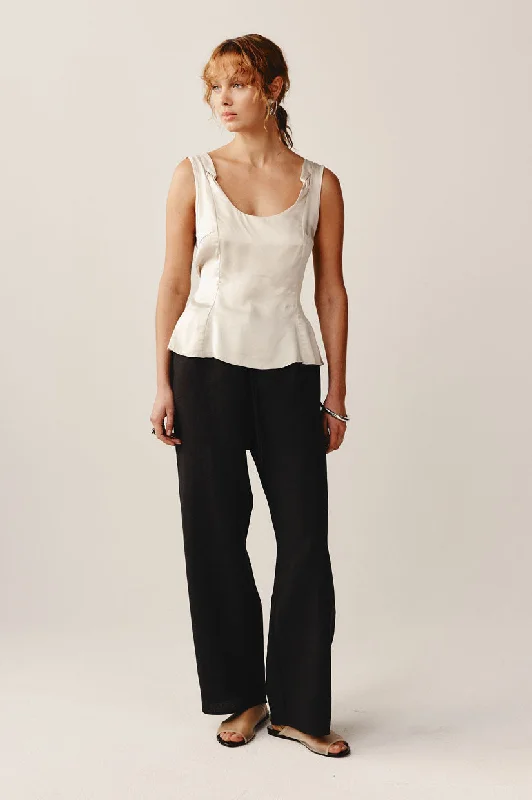 Weekend Deals That Dazzle Marle Esther Top - Bone