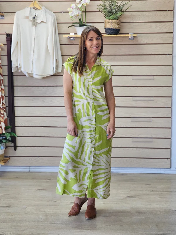 Savings Event Charlotte Dress Lime