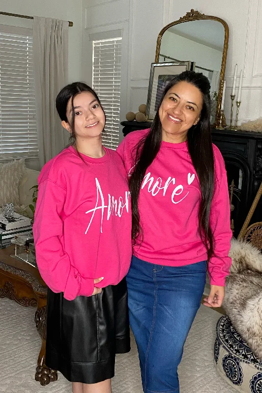 Weekend Deals That Sizzle Amore Fuchsia Sweatshirt