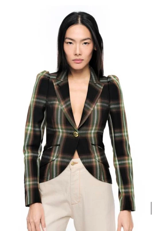 Bargain Blast Smythe - Pouf Sleeve One Button Blazer - PF24046