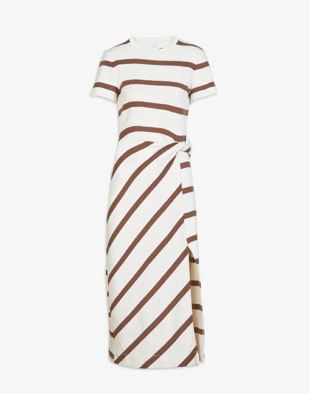 Weekend Savings Extravaganza Short Sleeve Striped Cody Dress