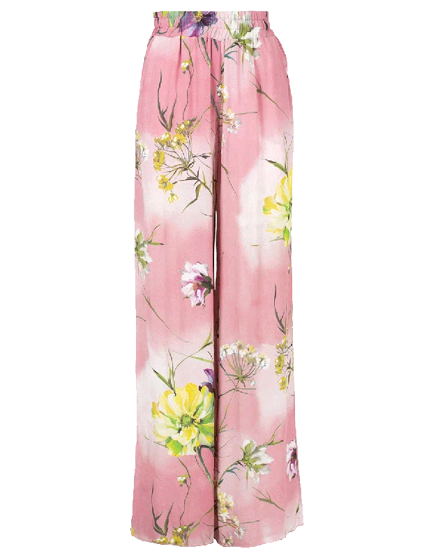 Clearance Sale Wide Leg Floral Pant