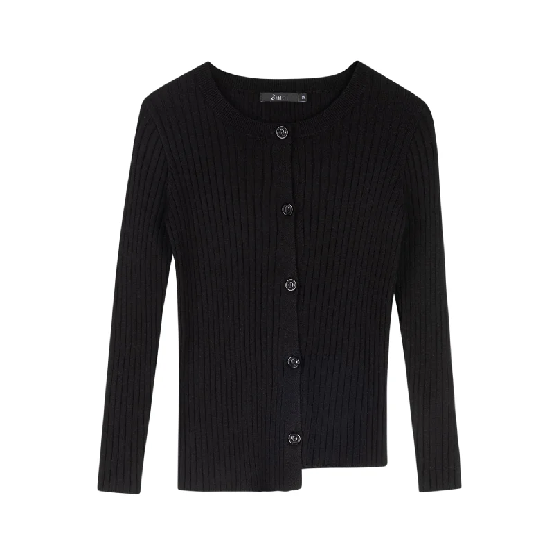 Special Discount Asymmetrical Sweater | Black [Final Sale]