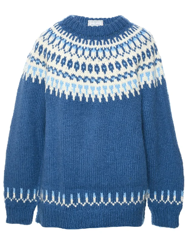 Nordic Blue Jumper - XL