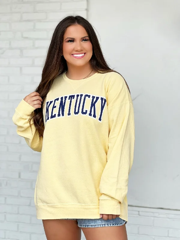 Super Deal Kentucky Colorful Sweatshirt- Yellow (FINIAL SALE)