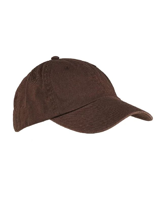 Big Accessories Enzyme Washed Low Profile Cap | Coffee