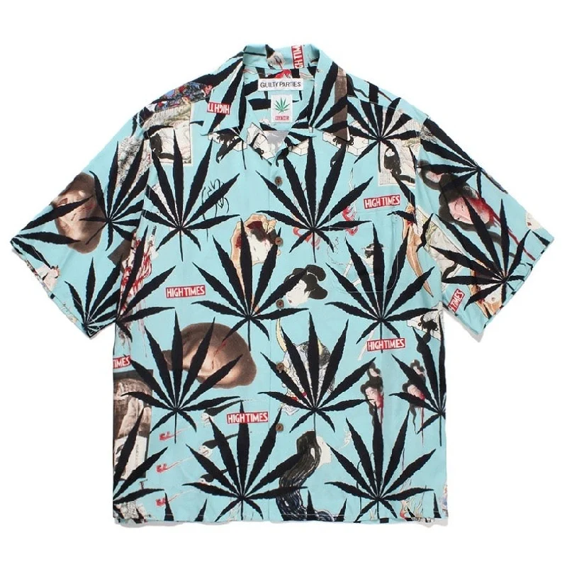 HIGHTIMES / S/S HAWAIIAN SHIRT ( TYPE-2 )