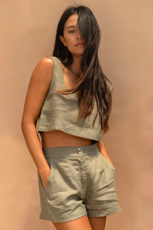 Weekend Savings Bonanza Towa Billie Top - Olive