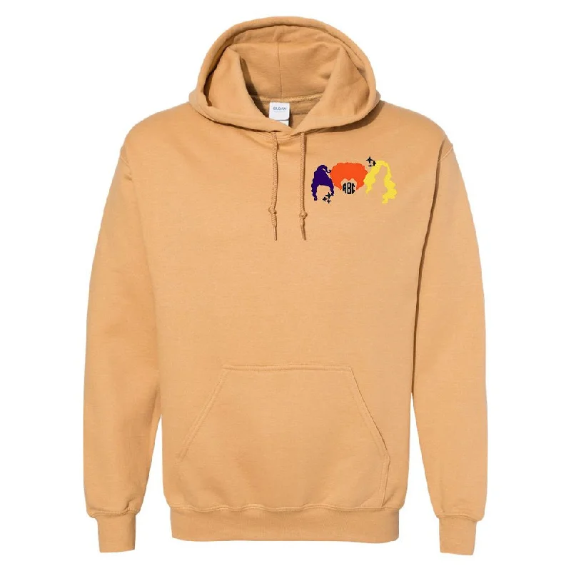 Hot Deal Monogrammed Sanderson Sisters Hooded Sweatshirt