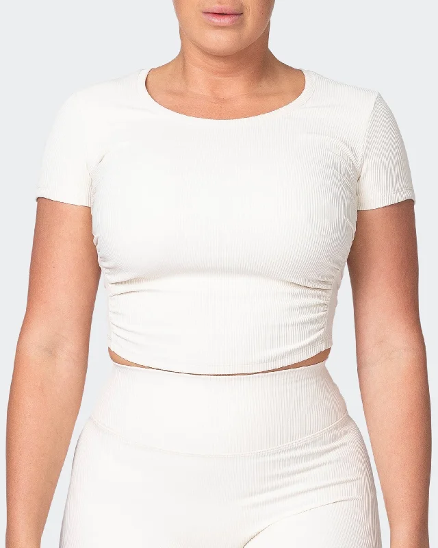 Weekend Offers That Sizzle Rival Cropped Rib Top - Dew