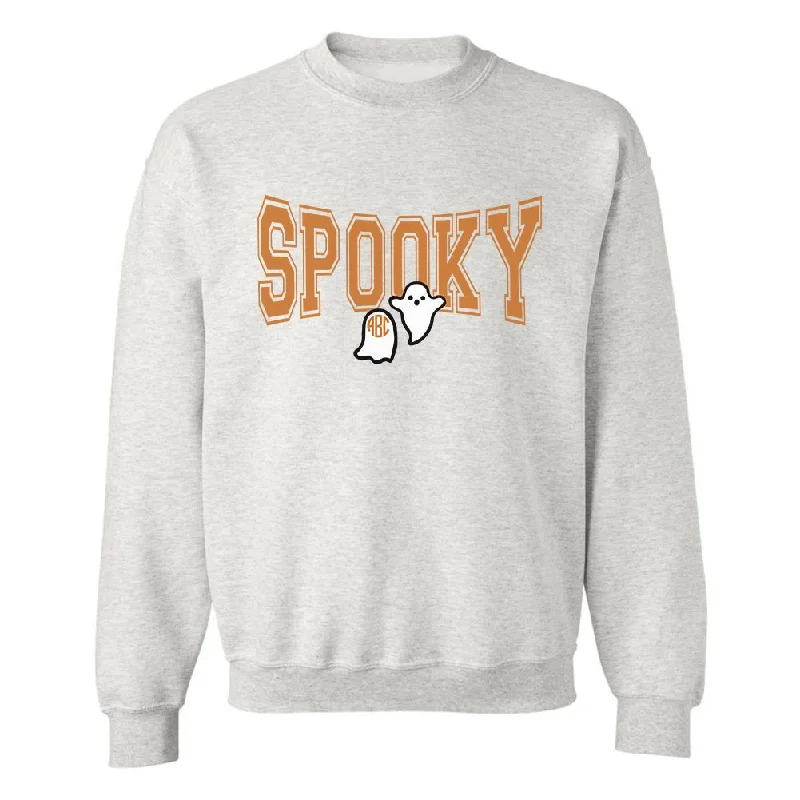 Reduced Prices Monogrammed 'Spooky' Crewneck Sweatshirt