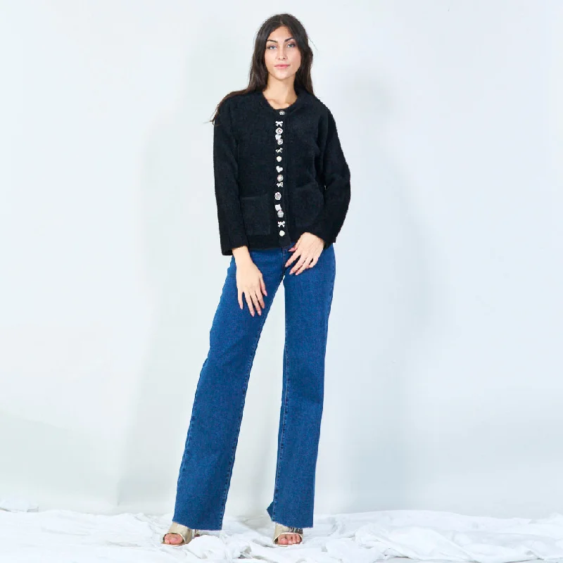 Unmissable Offer Elegant buttoned cardigan wholesale