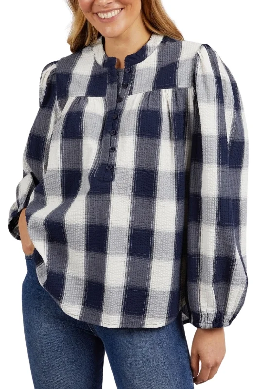 Best Bargains CEDAR CHECK BLOUSE - 8138015