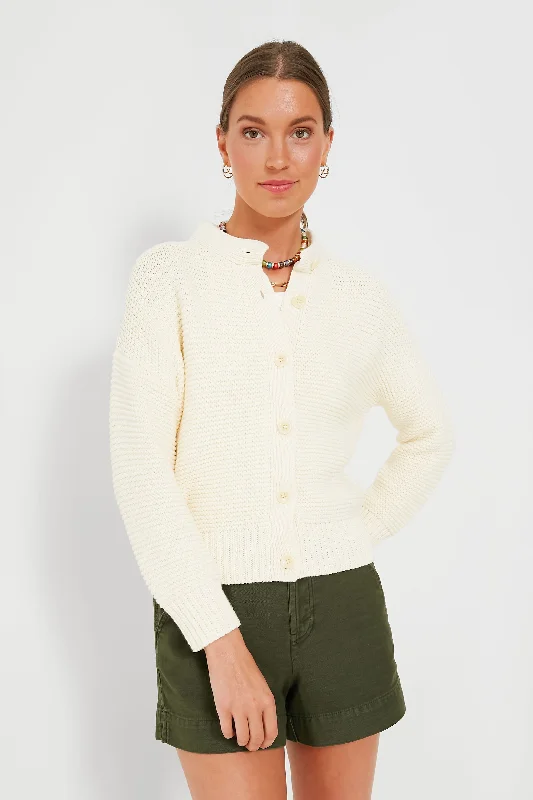 Bonus Savings Ivory Nico Chunky Cardigan