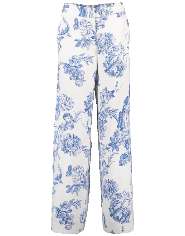 Early Bird Printed Wide Leg Pant