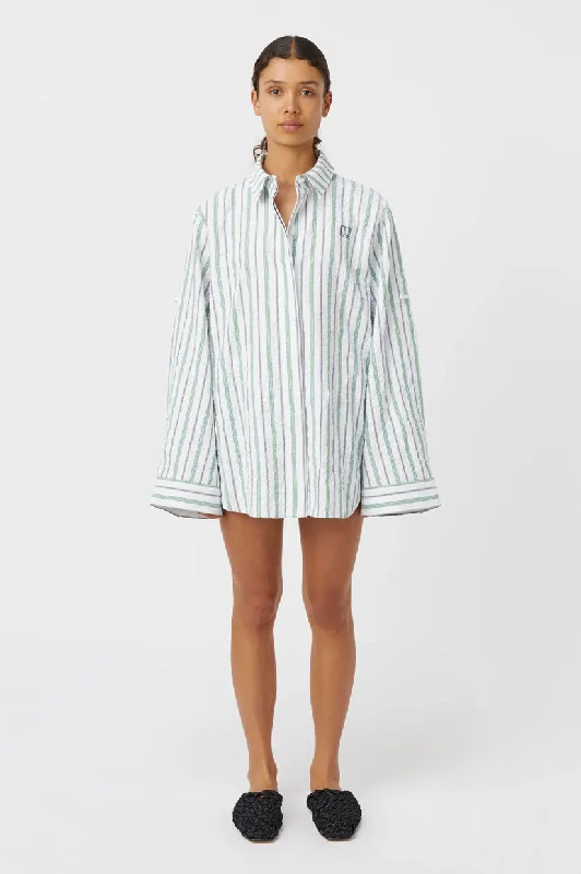 Stock Clearance Camila and Marc Pisces Shirt - Grass Green