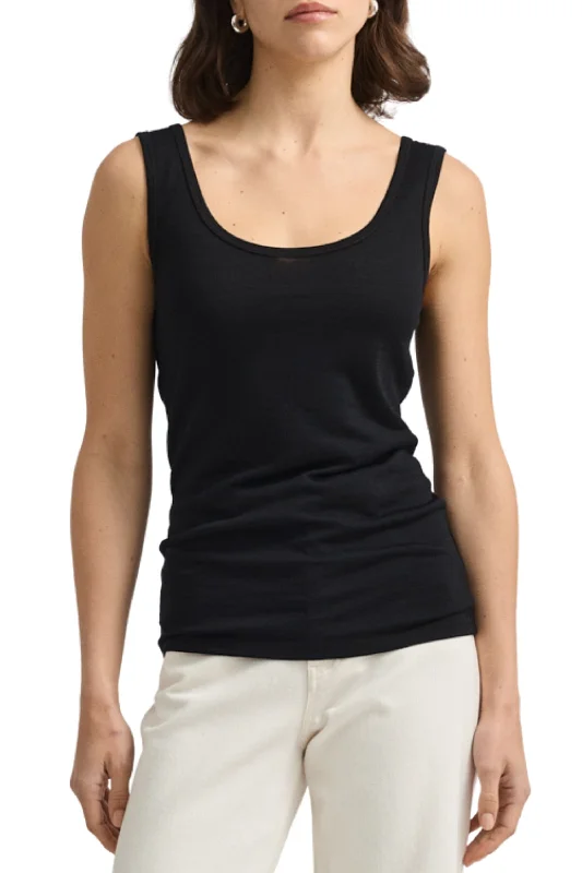 Huge Discounts SCOOP MERINO TANK - 635