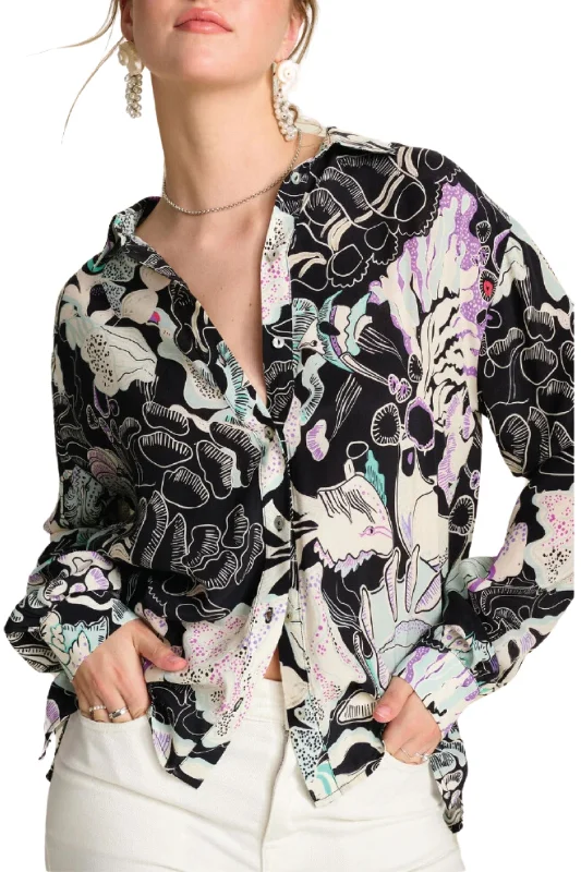 YEAR-End Sale MILLY ISLAND LIFE BLOUSE - SP7723