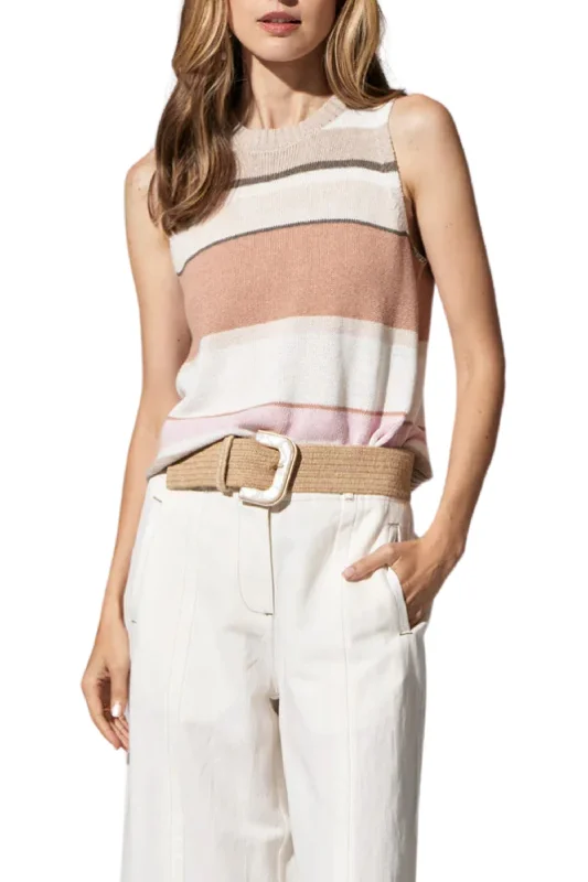 Super Savings ESTEL STRIPE KNIT TANK - PP5180