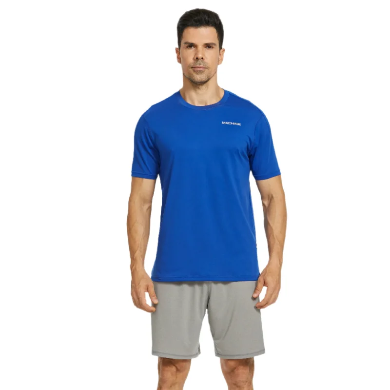 Central Performance Short Sleeve Top in Royal Blue