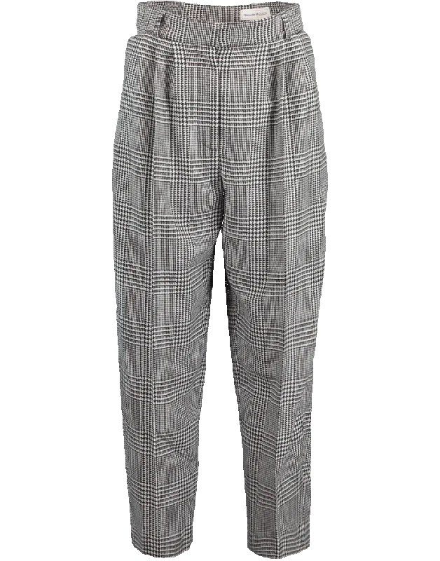 Super Sale High Waist Check Pant