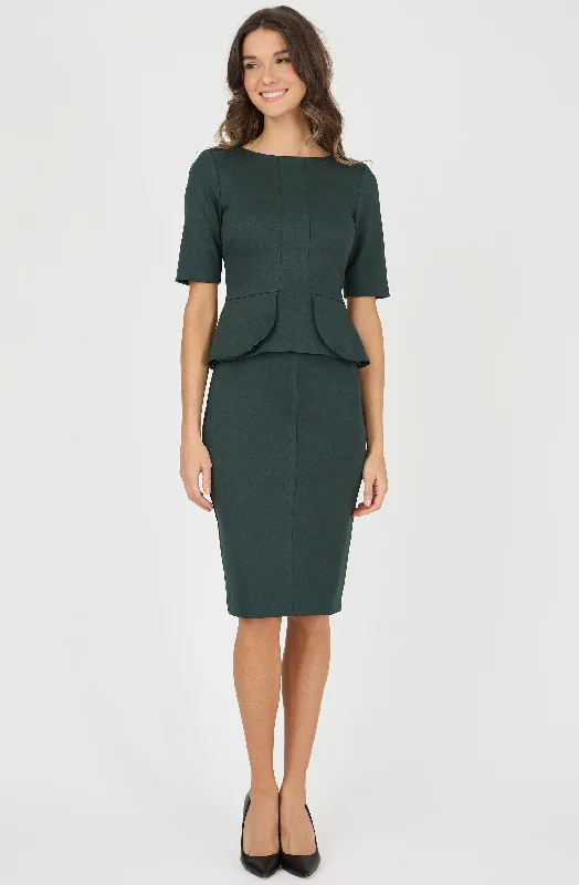 Steals and Deals Short Sleeve Peplum Top