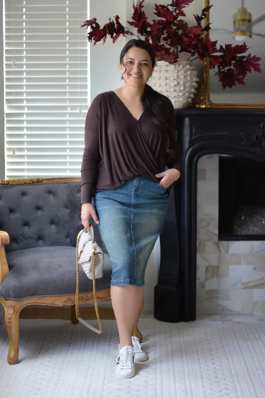 Weekend Deals That Dazzle Adeline Brown Casual Top