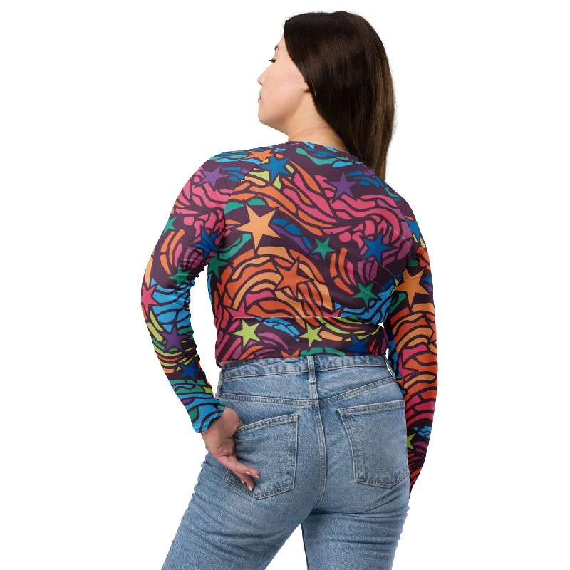 Weekend Offers That Impress SHE REBEL - Paisley Paradise Recycled Crop Top UPF 50+