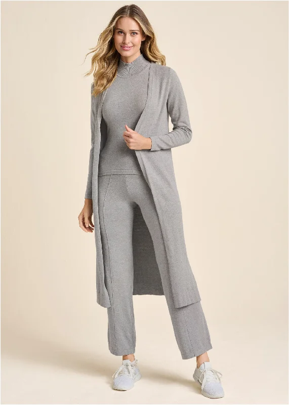 Weekend Discounts to Relish Knit Pants - Heather Grey