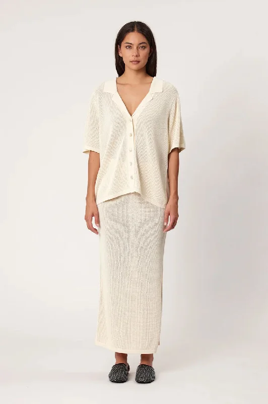 Don't Miss Out Remain Amalfi Shirt - Bone