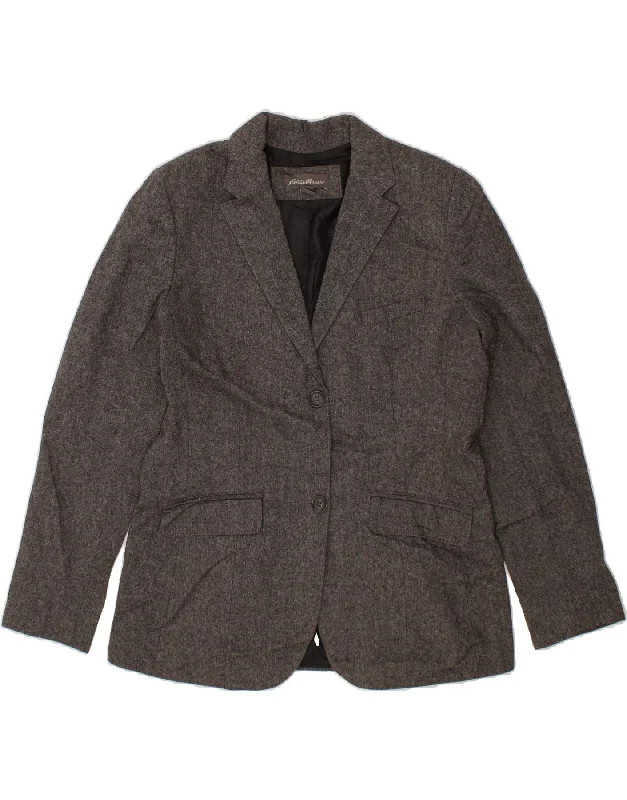 Weekend Discounts to Snag EDDIE BAUER Womens Tall 2 Button Blazer Jacket US 14 XL Grey Wool Weekend Discounts to Snag EDDIE BAUER Womens Tall 2 Button Blazer Jacket US 14 XL Grey Wool