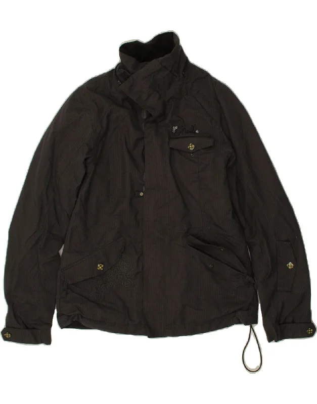 Today’s Deal O'NEILL Womens Windbreaker Jacket UK 14 Medium Grey Polyamide