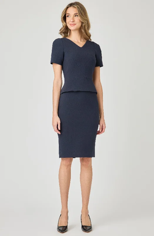 Quick Deals Short Sleeve Peplum Top