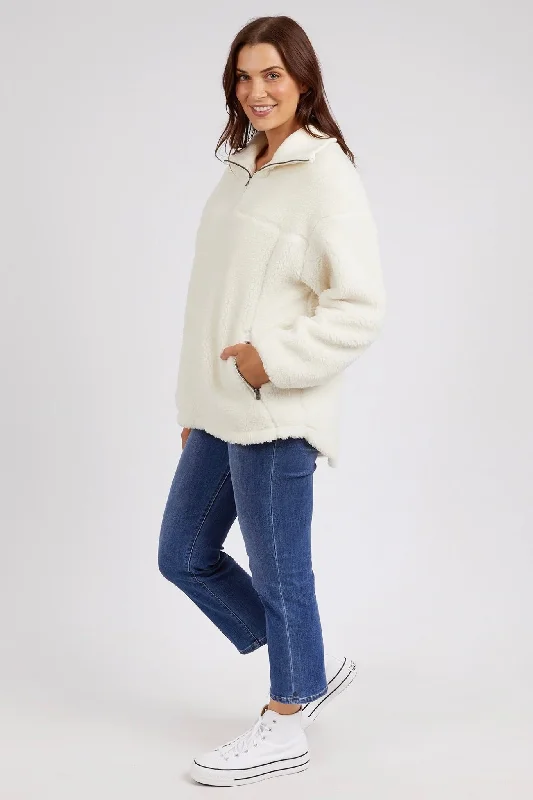 Price Slash North Pearl Zip Front Fleece Sweatshirt