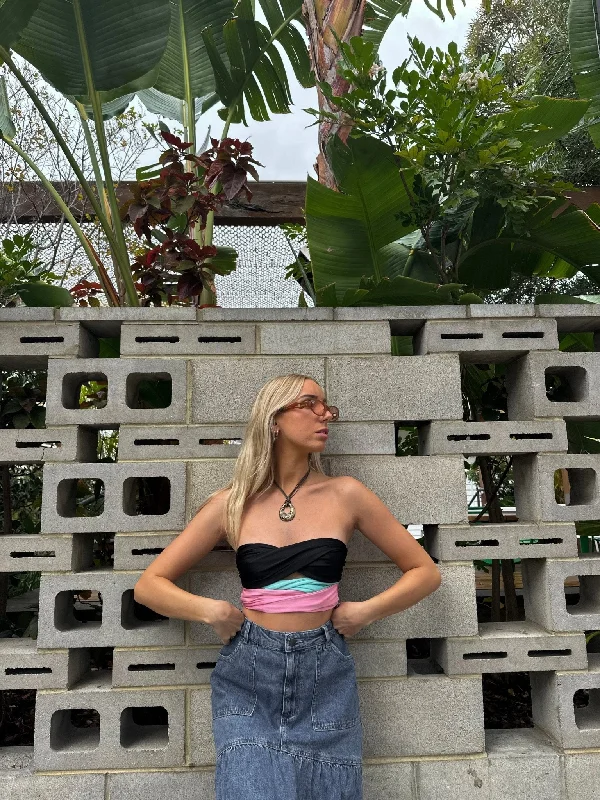 Flash Sale New Fiji Crop Top Pink