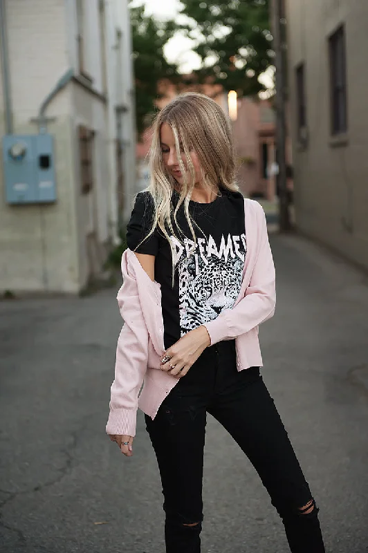 Weekend Savings Galore Knitted V-Neck Cardigan - Pink