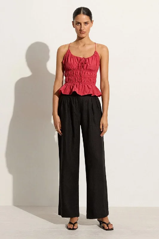Weekend Bargains to Cherish Faithful The Brand Casale Top - Crimson