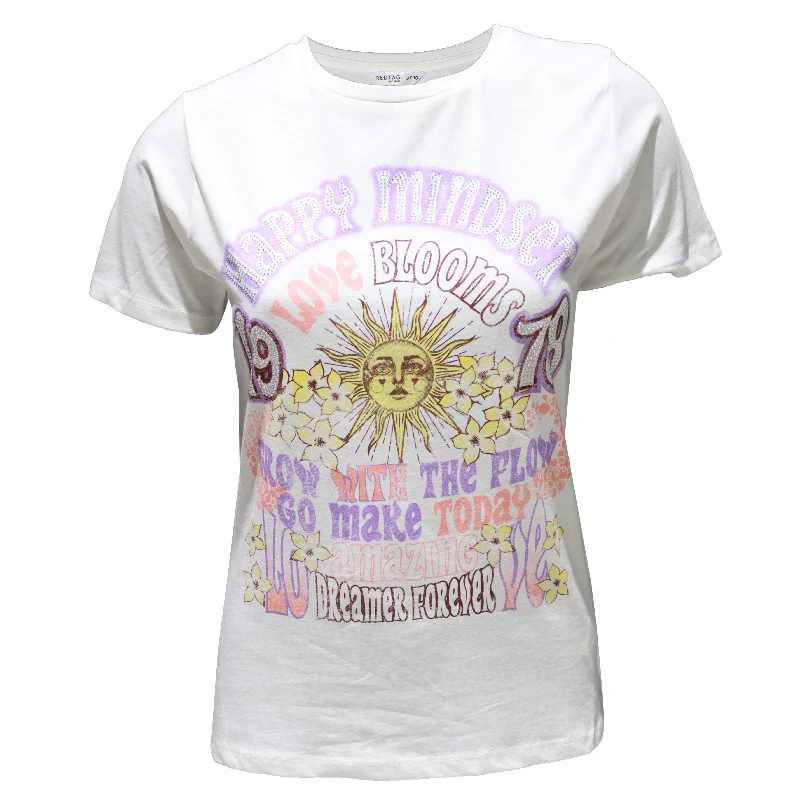 Weekend Savings Spectacular White Embellished T Shirt