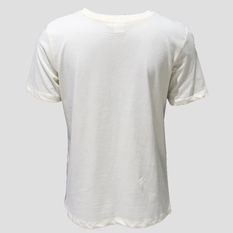 Weekend Deals That Amaze Cream Print T-Shirt