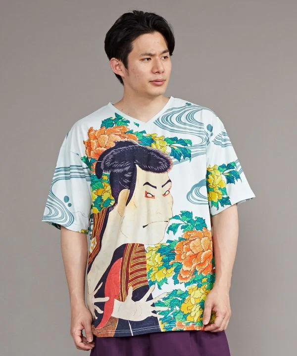 UKIYOE Print Men's T Shirt