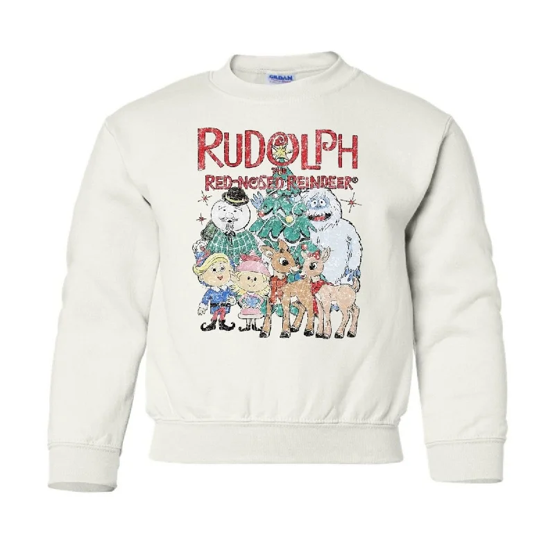 Unbeatable Prices Kids 'Vintage Rudolph' Crewneck Sweatshirt