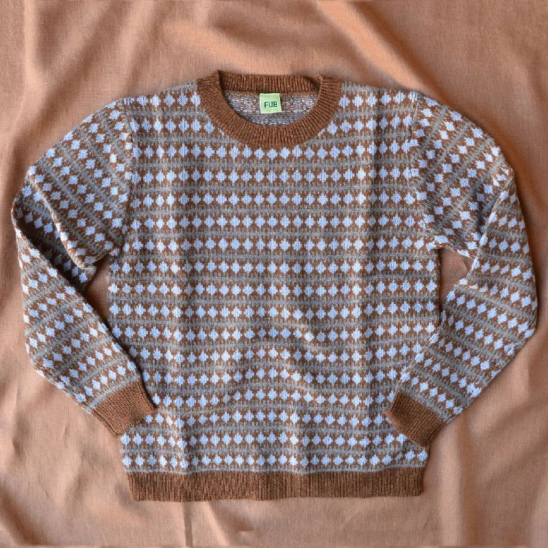 Great Deal Jacquard Sweater - Lambswool - Amber (2-12y+)